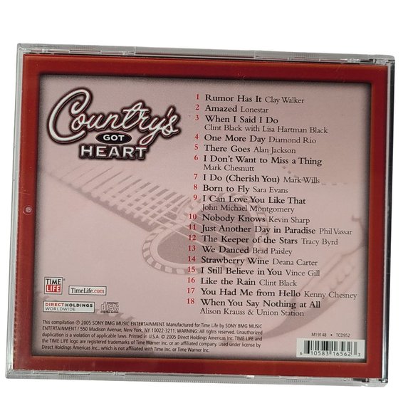 Country's Got Heart CD Various Artists 2005 Sony BMG - Picture 2 of 3